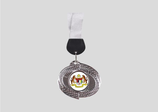 Plastic Hanging Medal M2MD073 SIlver