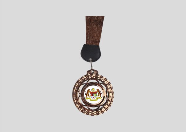 Plastic Hanging Medal M2MD074 Silver