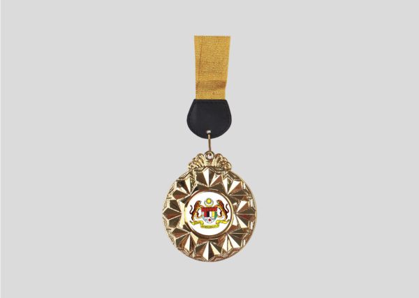 Plastic Hanging Medal M2MD076 Gold