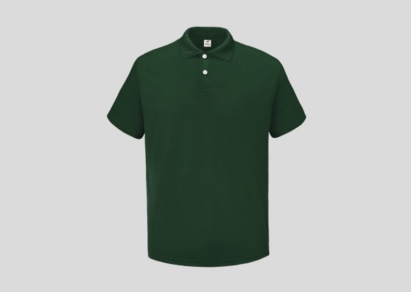 Polo Neck Collar A3M31F Dark Green