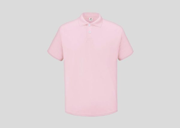 Polo Neck Collar A3M31F Light Pink