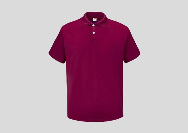 Polo Neck Collar A3M31F Maroon