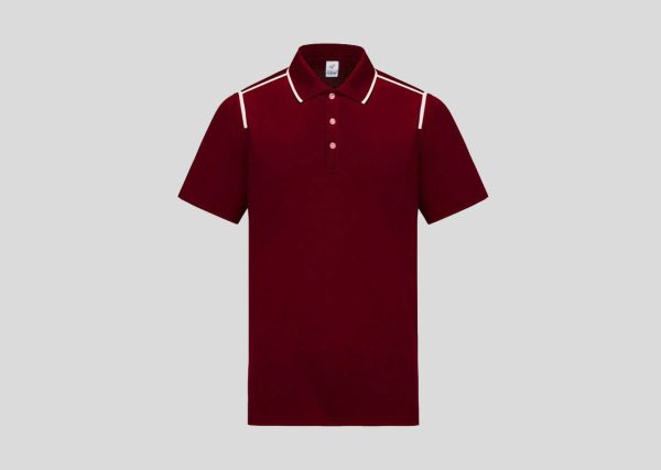 Polo Neck Collar A3M4811 Maroon