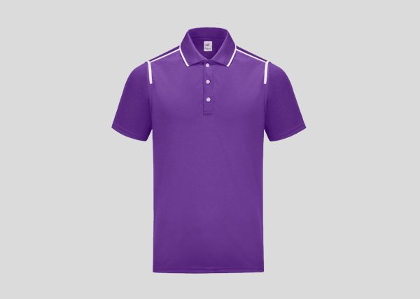 Polo Neck Collar A3M4811 Purple