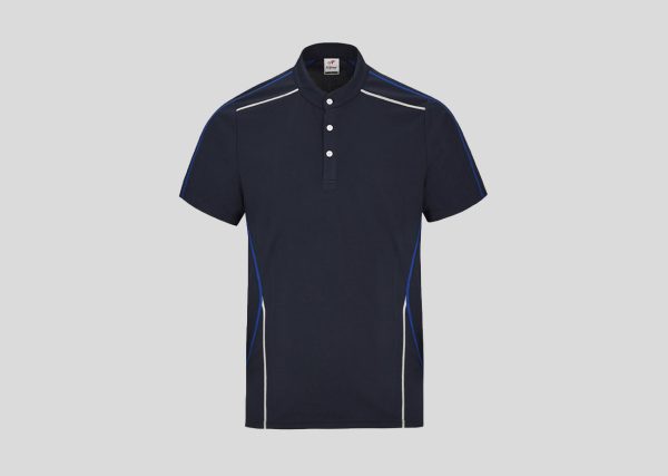 Polo Neck Collar A3M5311 Navy-Sea Blue