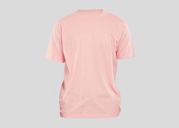 Premium Cotton Round Neck-A4P013-49 dusty pink