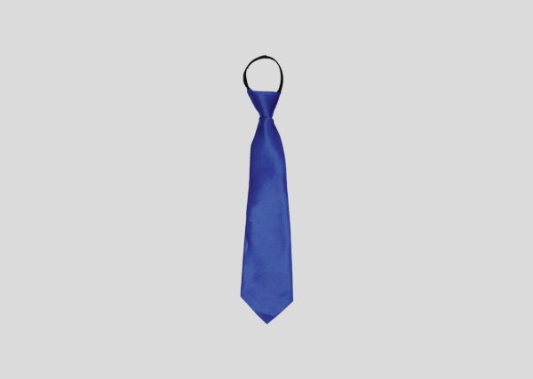 Primary Tie with Zip M2T400 Blue