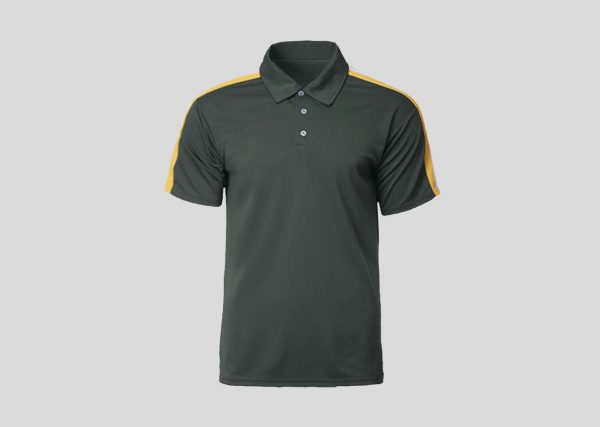 Racer Polo_0003_A2CRP2711 Forest Green-Gold-White