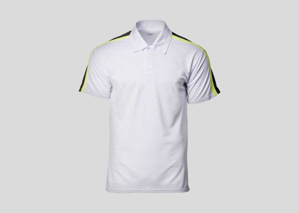 Racer Polo_0004_A2CRP2711 White-Neon Green-Charcoal