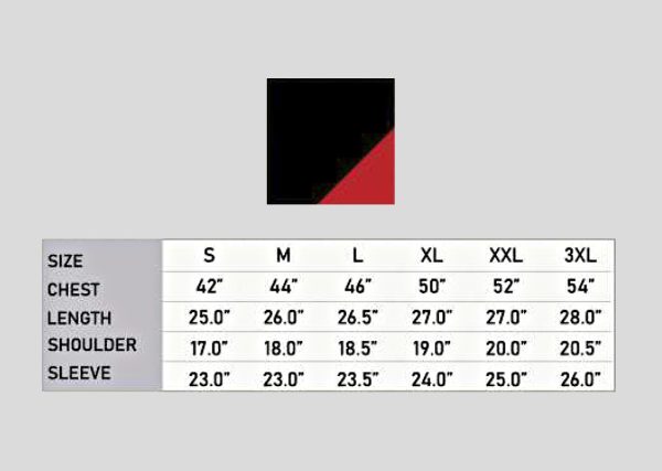 Reversible Jacket A3J19 chart