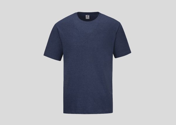 Round Neck-Heather series A3RC15 Denim Blue