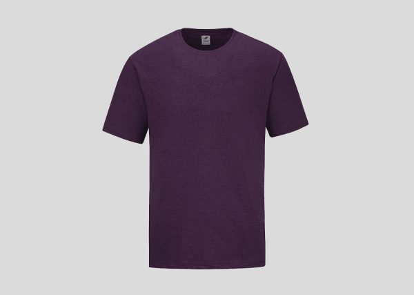 Round Neck-Heather series A3RC15 purple