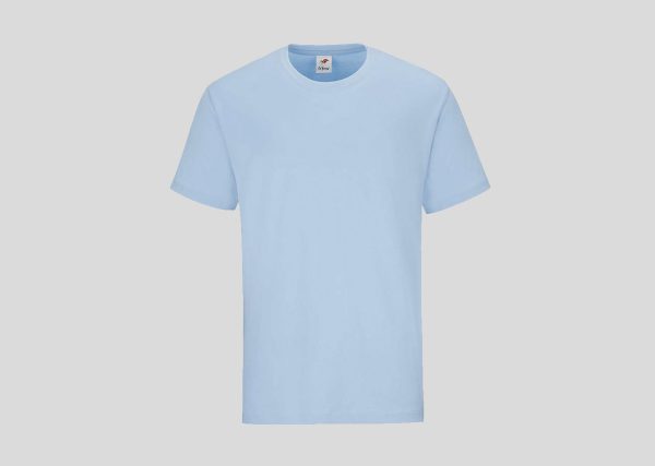 Round Neck-Kids A3RCK12 Light Blue