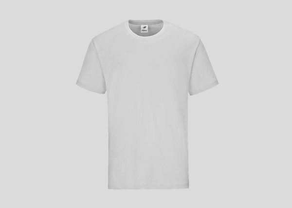 Round Neck-Kids A3RCK12 white