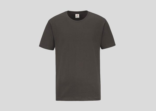 Tubular Round Neck A3RC12 Charcoal