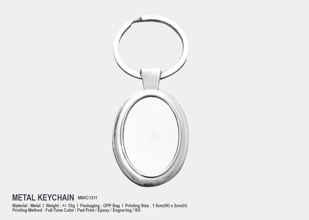 Metal Keychain M6KC1311
