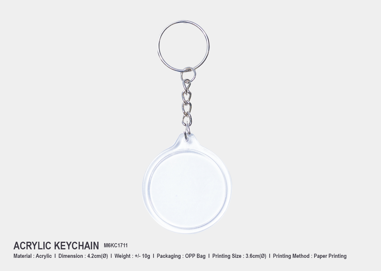 Acrylic Keychain M6KC1711
