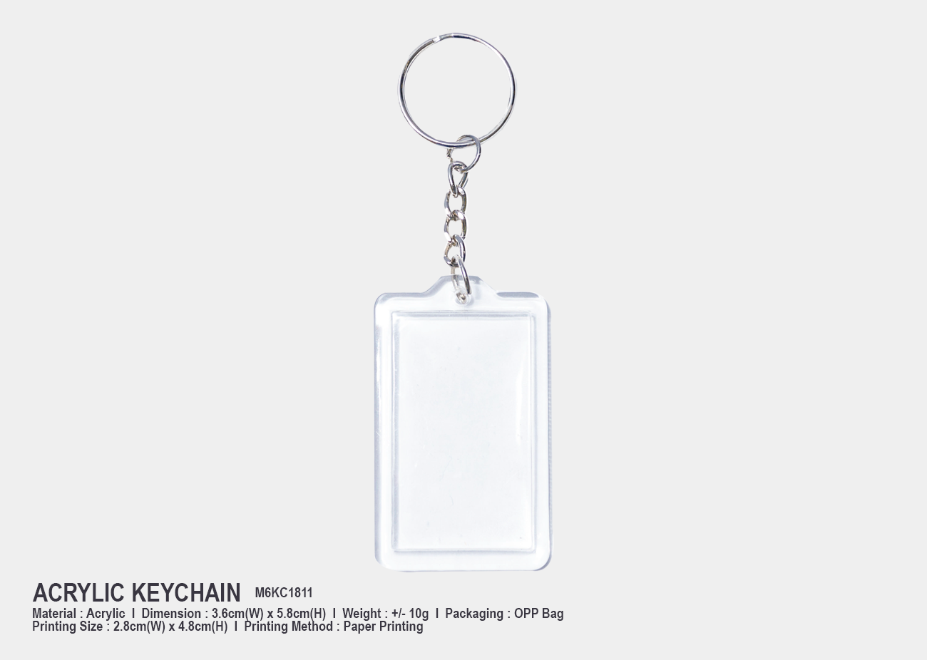 Acrylic Keychain M6KC1811