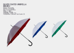Silver Coated Umbrella-M6UM12