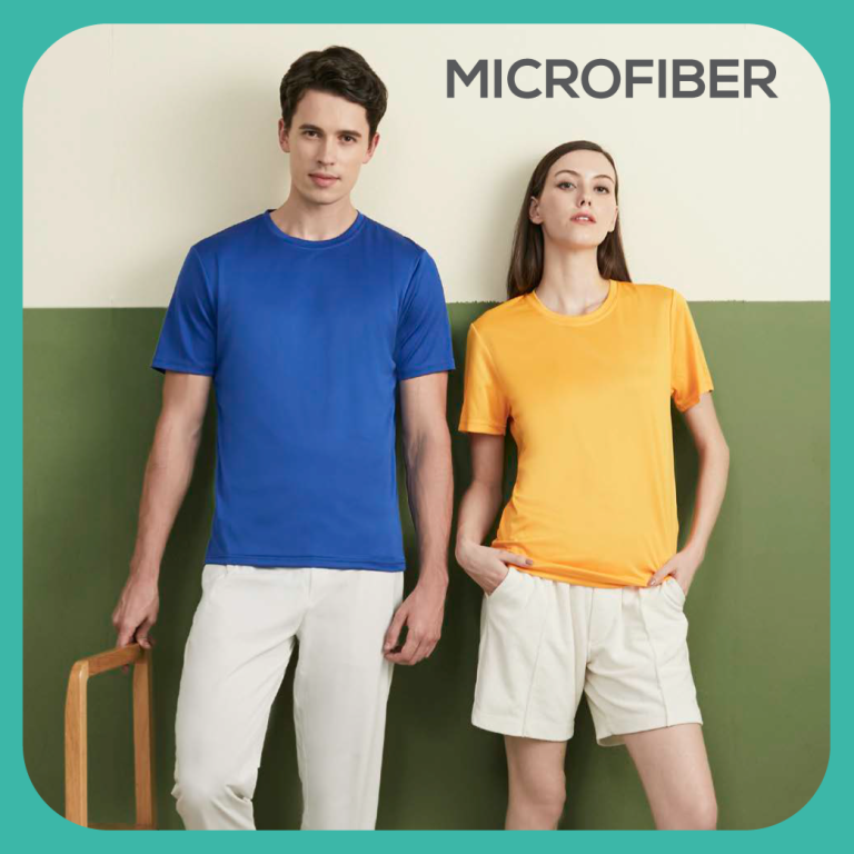 round neck microfiber tshirt