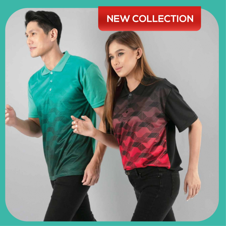 sublimation collar tshirt