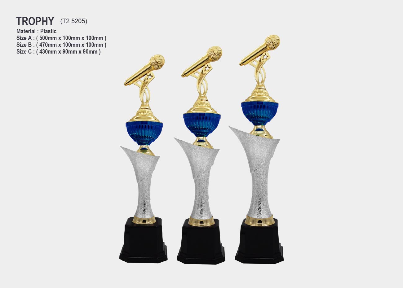 microphone trophy