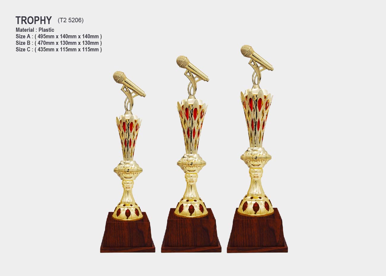 microphone trophy