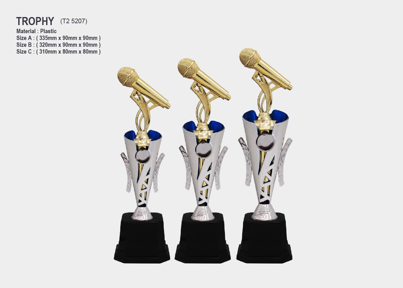 microphone trophy