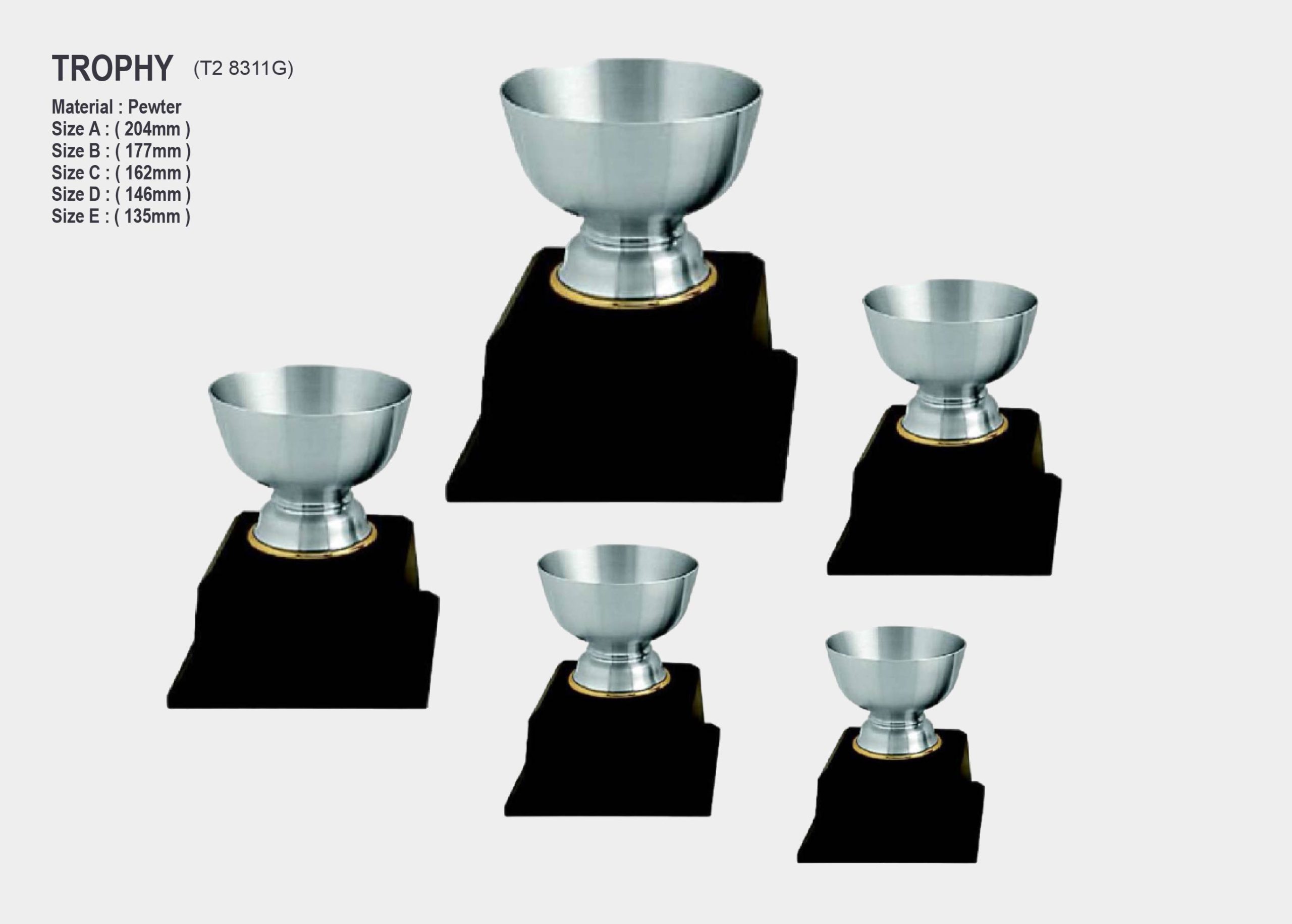 pewter trophy