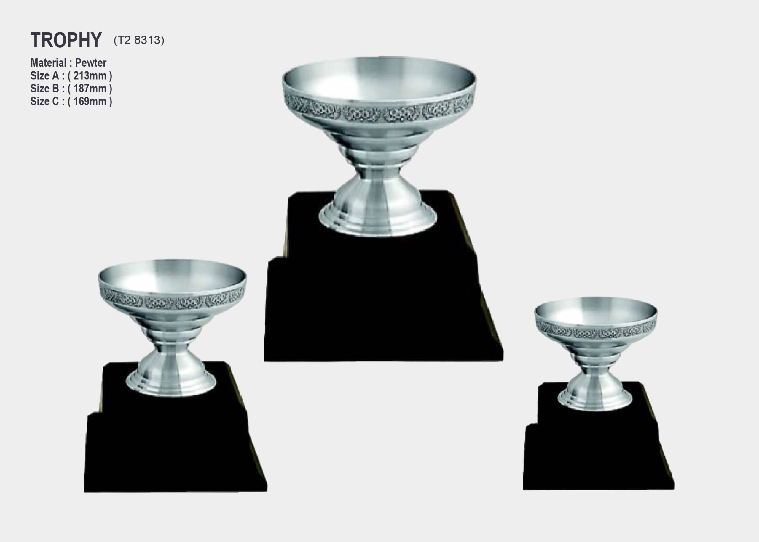 pewter trophy