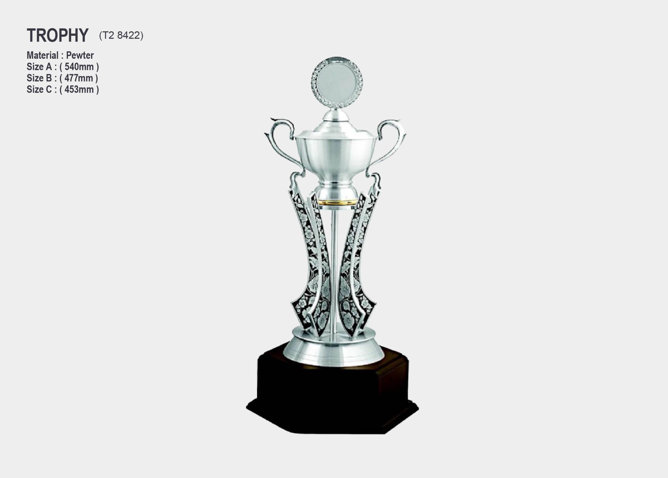 pewter trophy