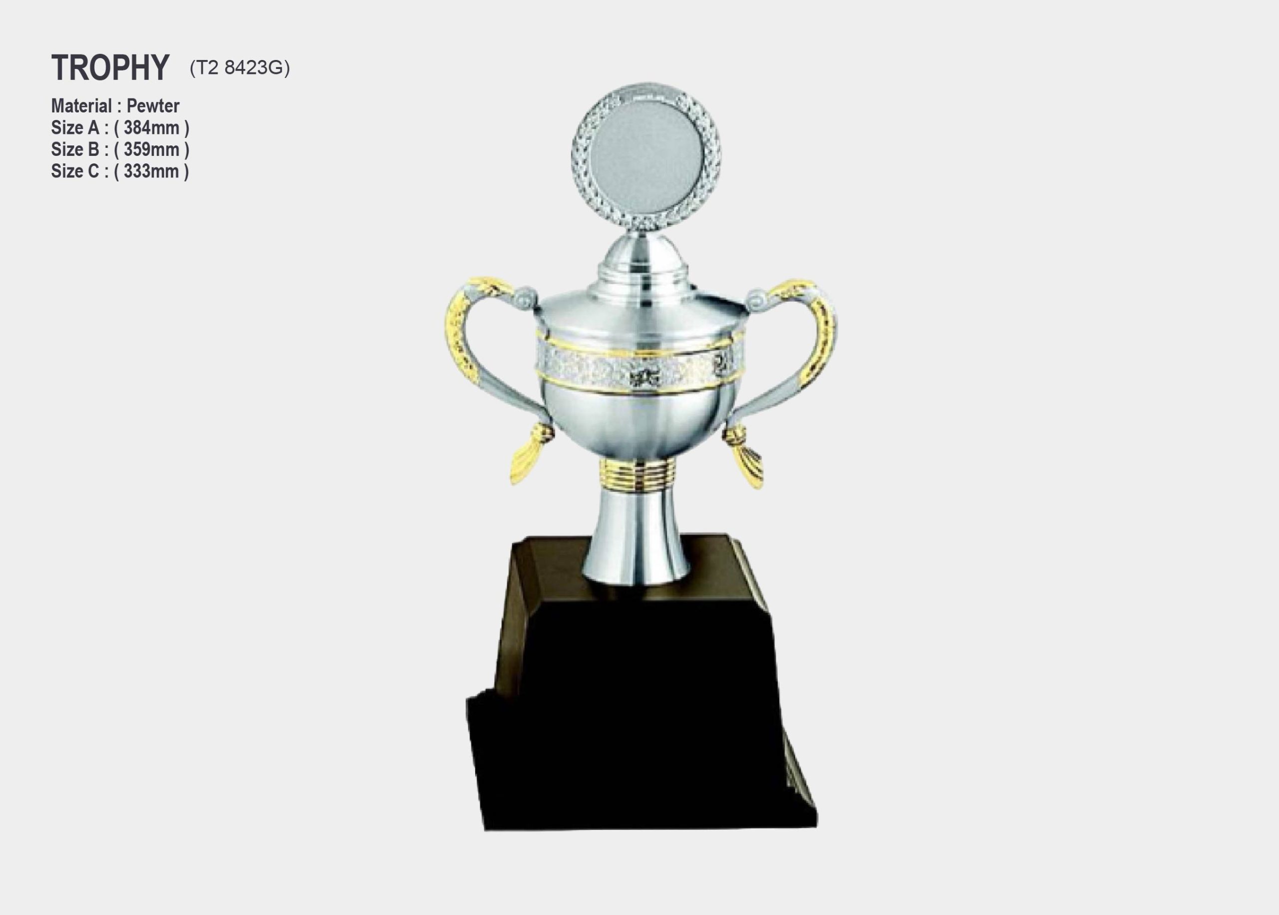 pewter trophy