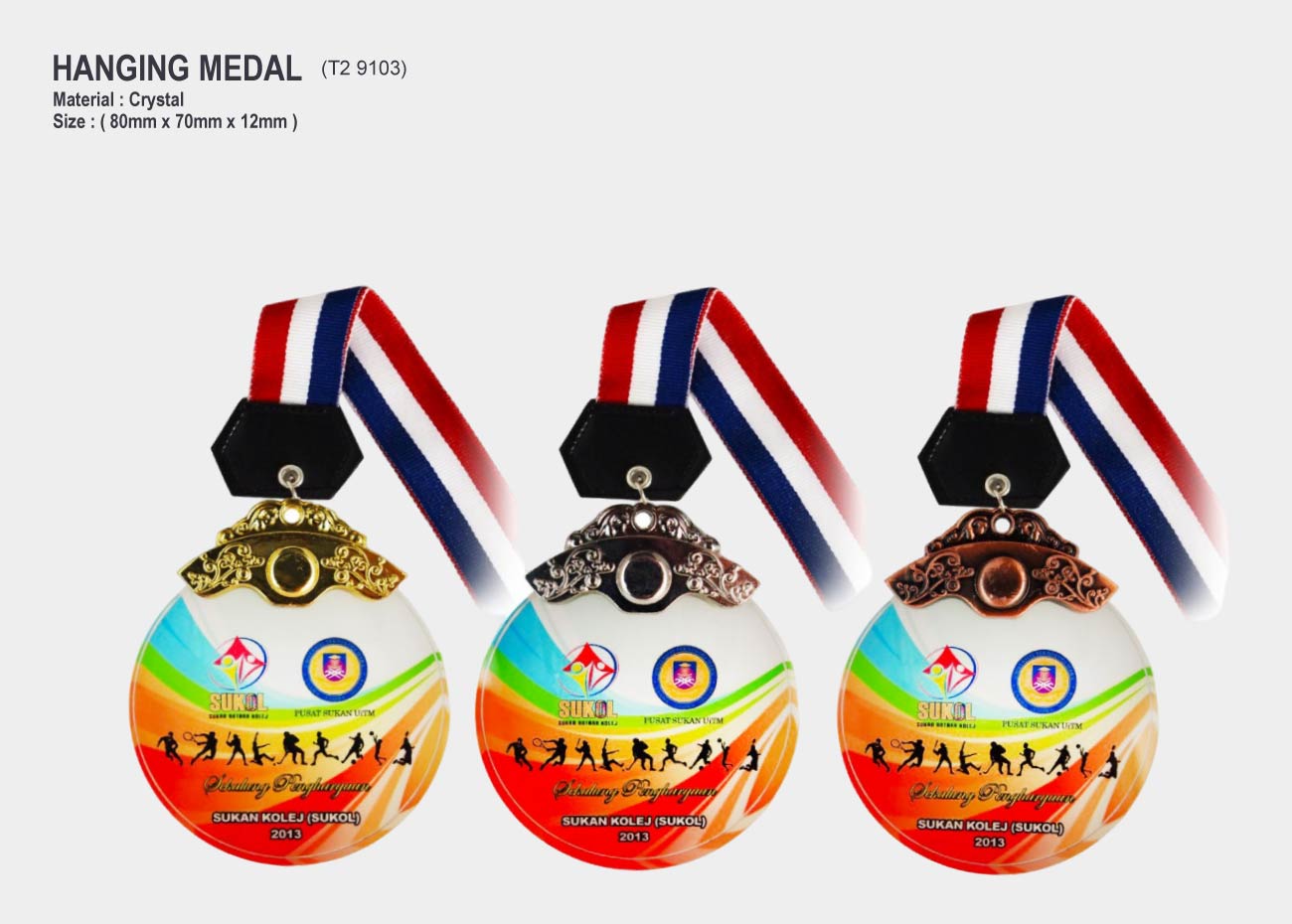 medal crystal