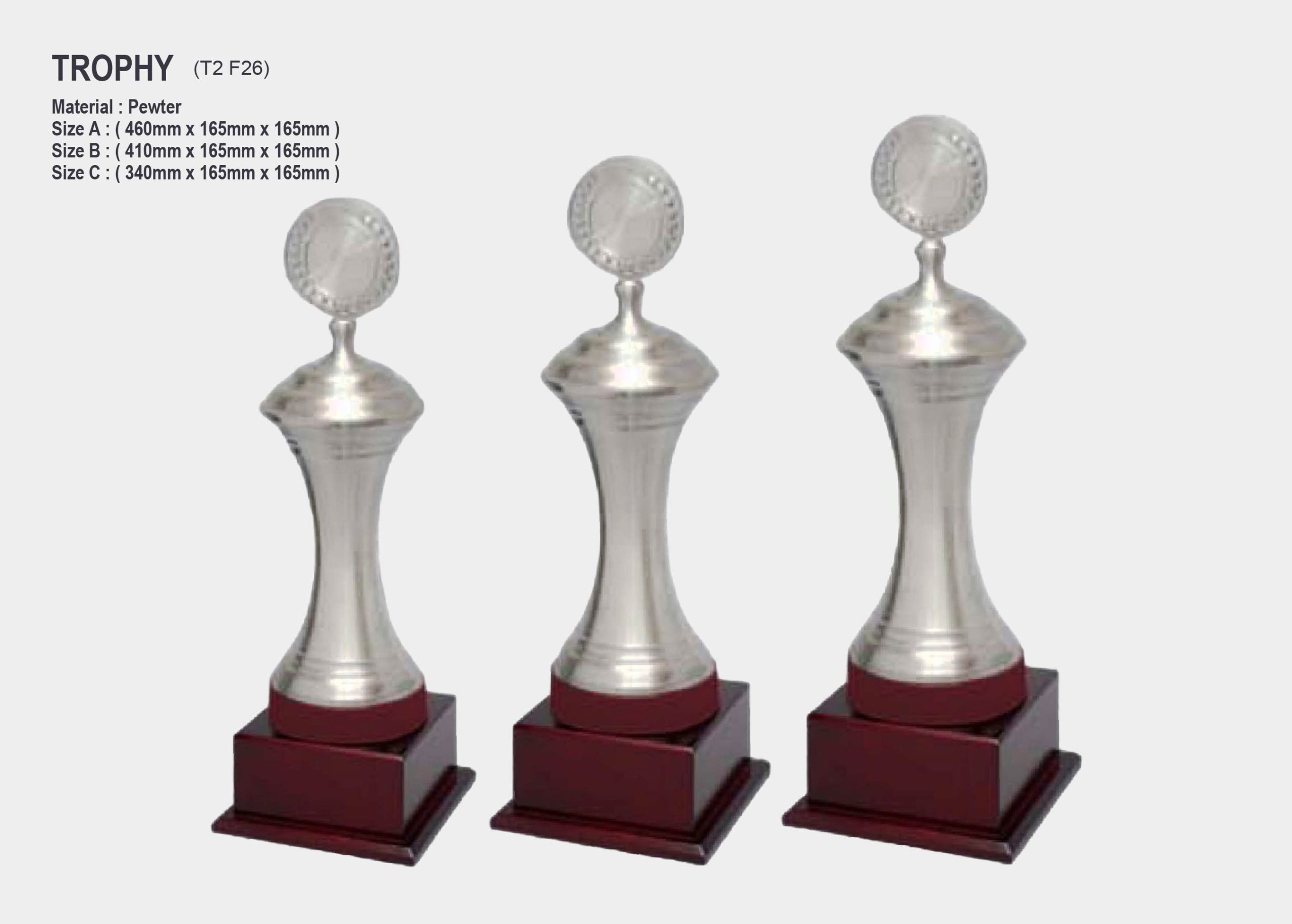 Exclusive Pewter Trophy