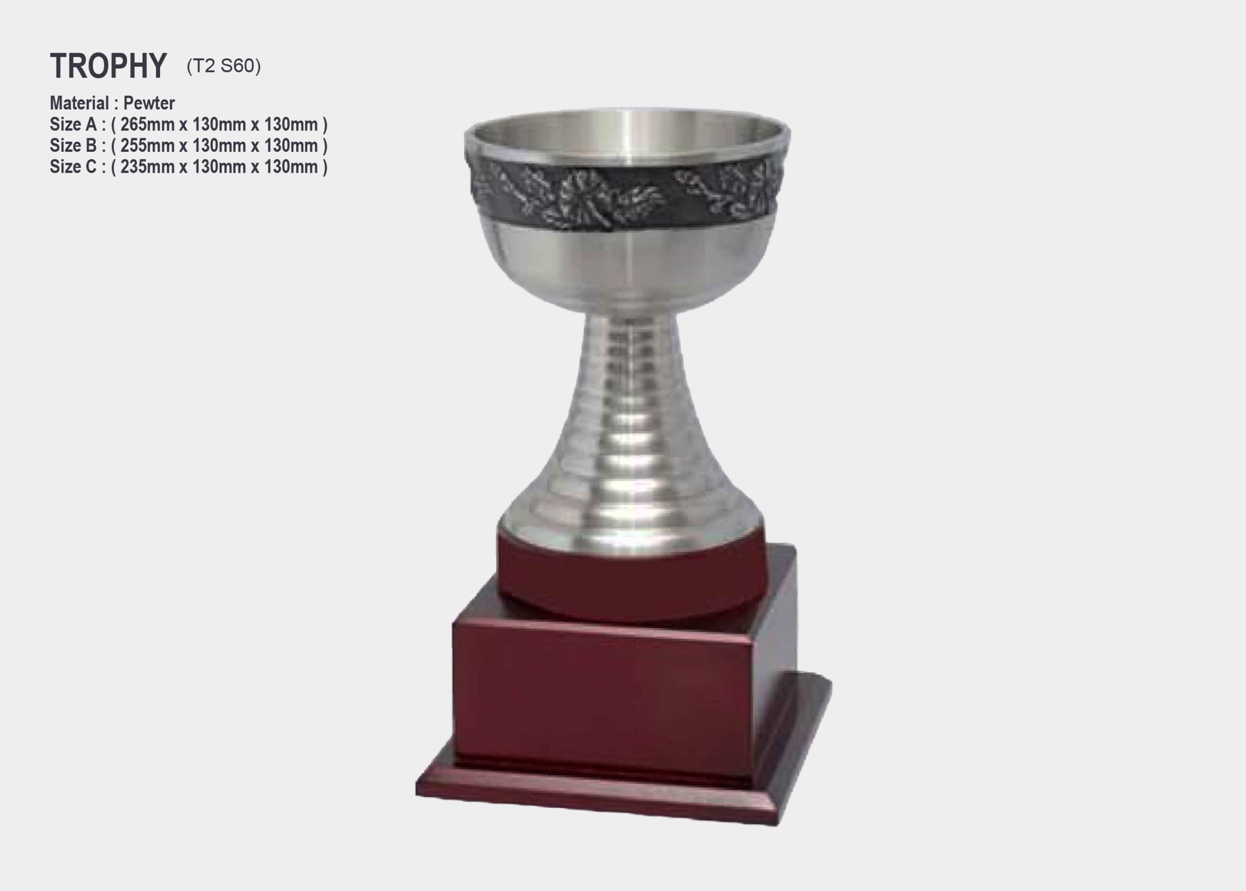 pewter trophy