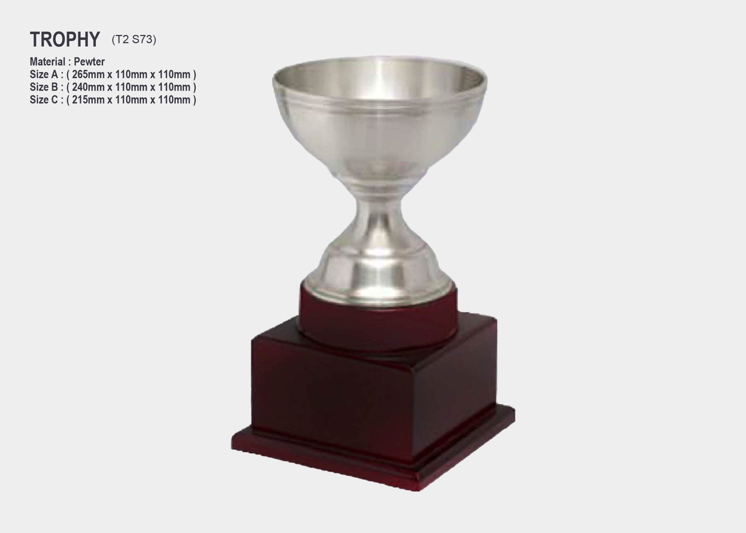 pewter trophy