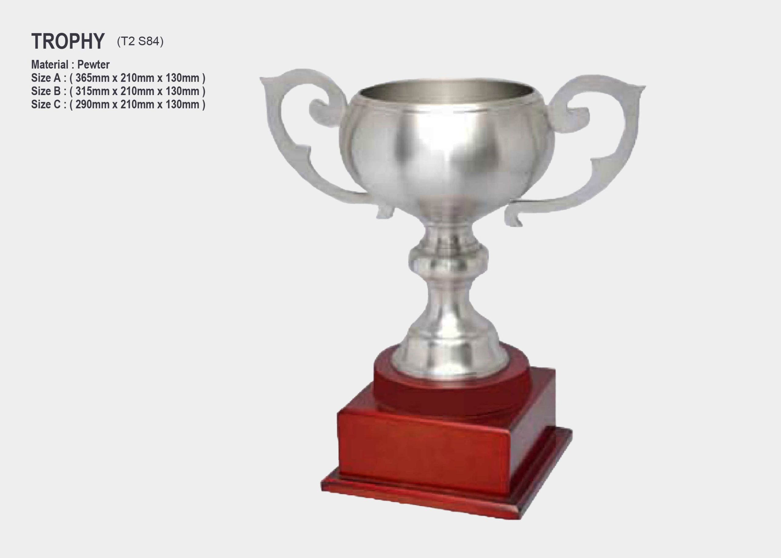 pewter trophy