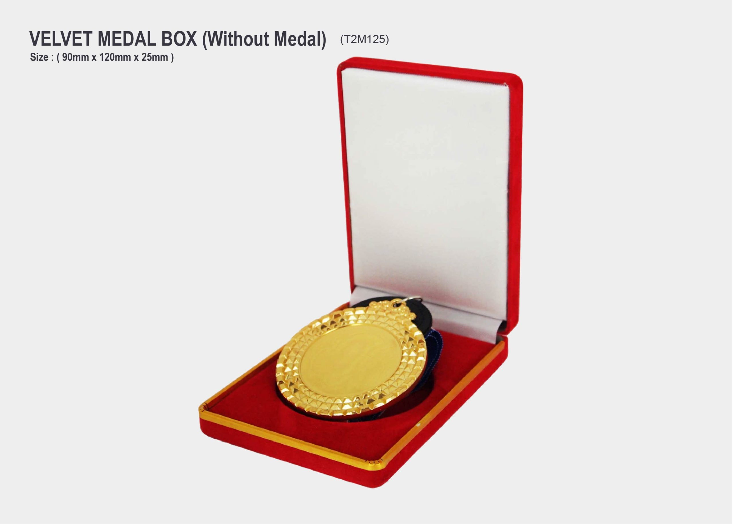 Velvet Medal Box