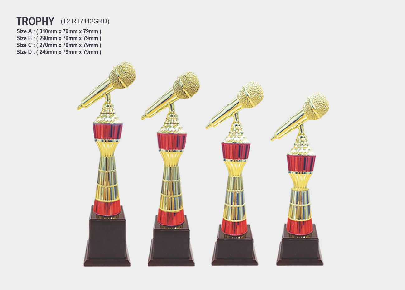 microphone trophy