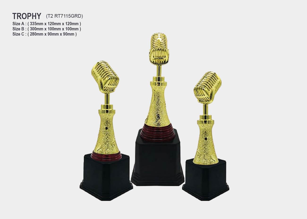 microphone trophy