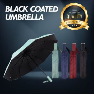 black coated umbrella