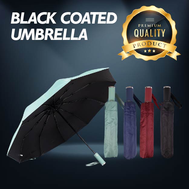 black coated umbrella