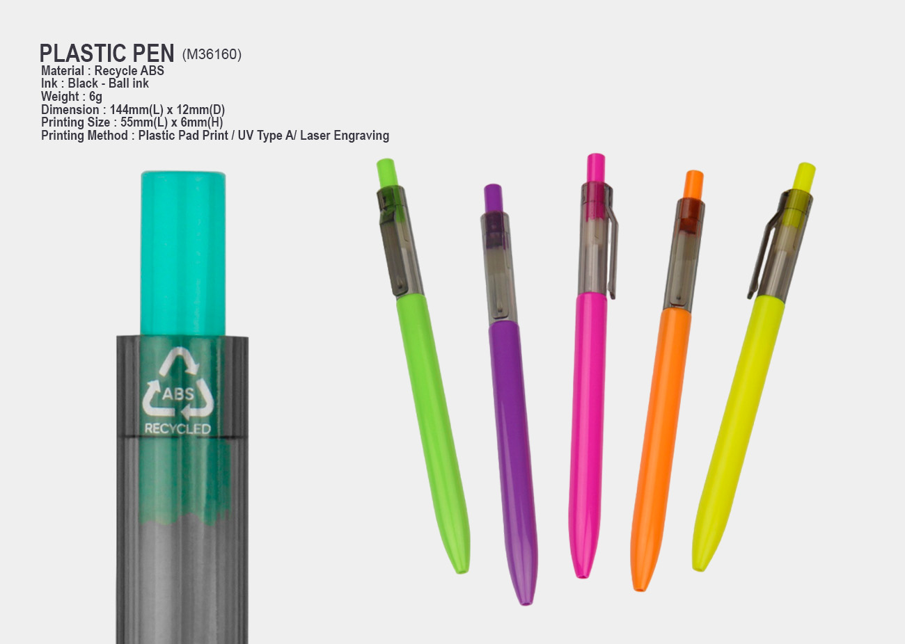 plastic ball pen