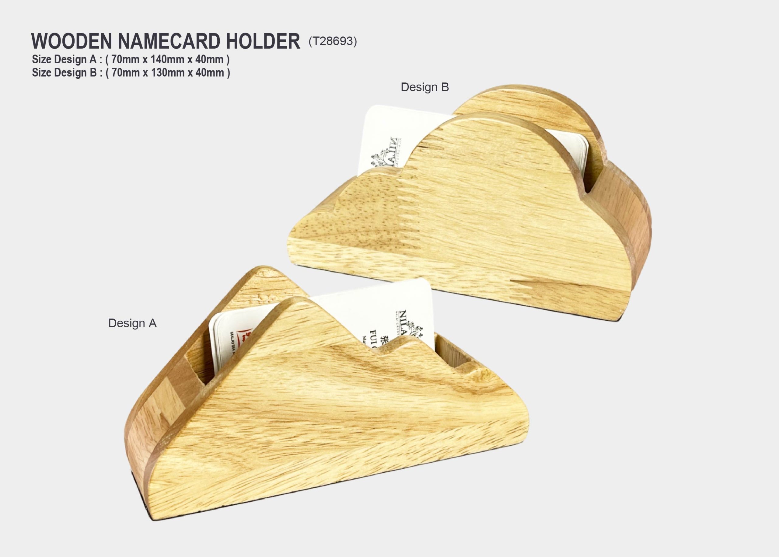 Wooden Namecard Holder