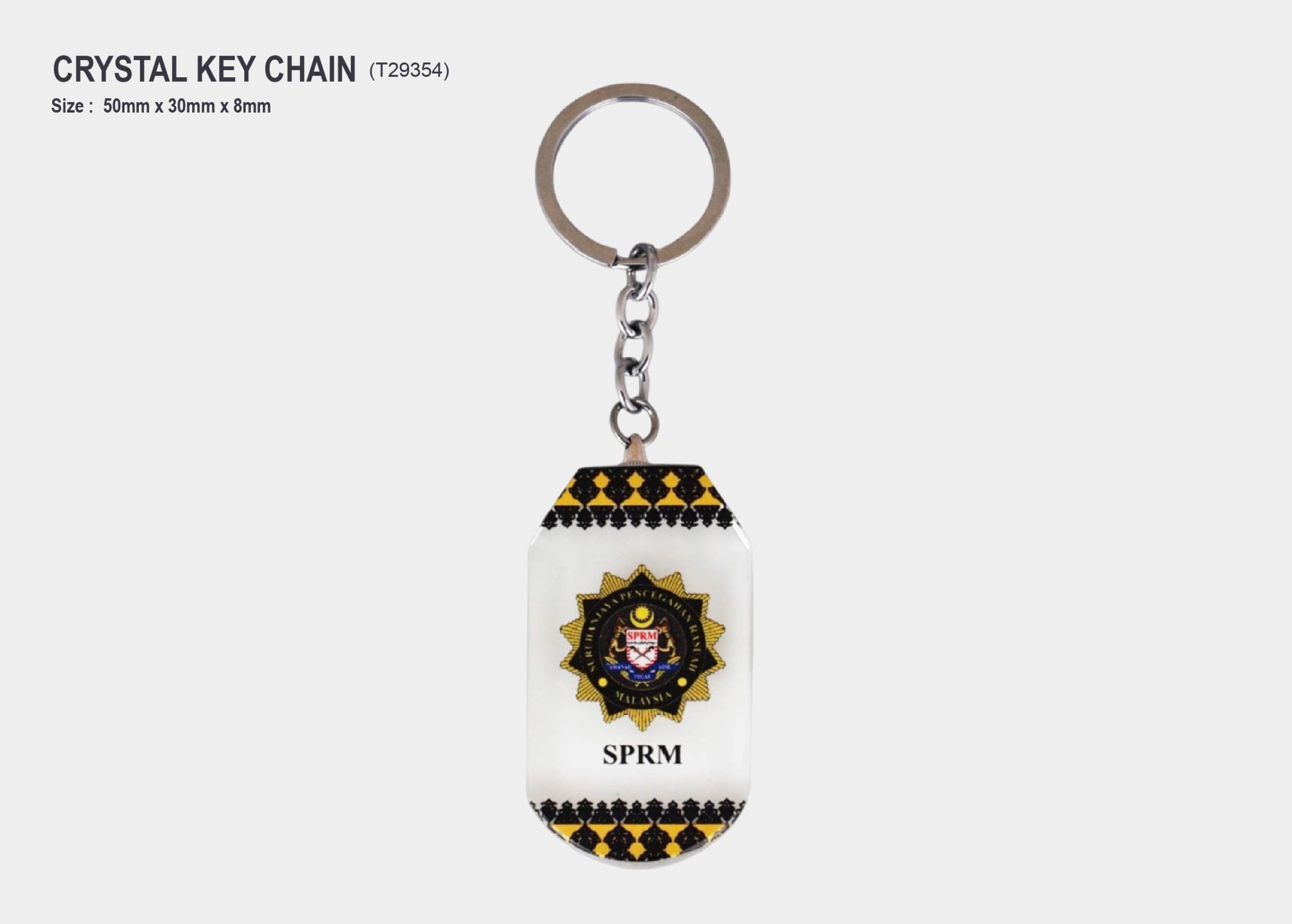 crystal keychain