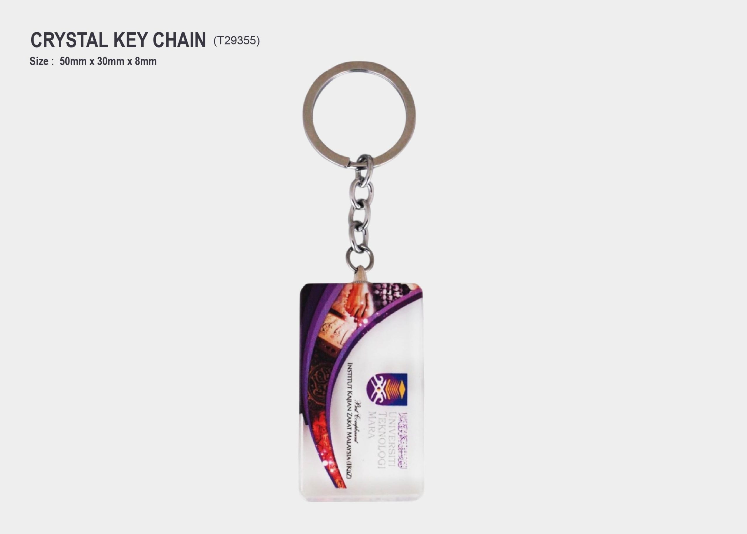 crystal keychain