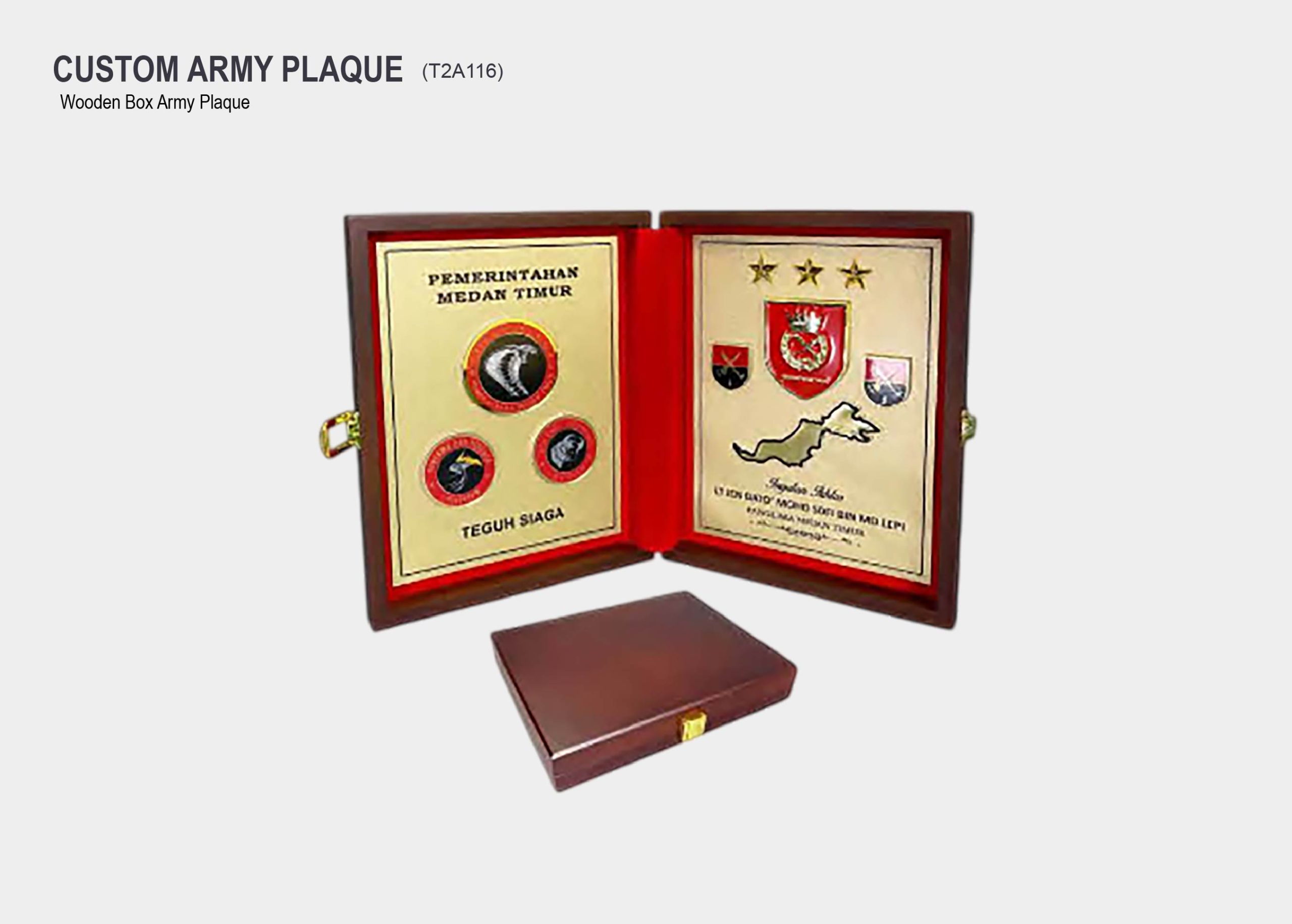 Custom Army Plaque T2A116