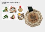 Custom Made Wooden Medal-01