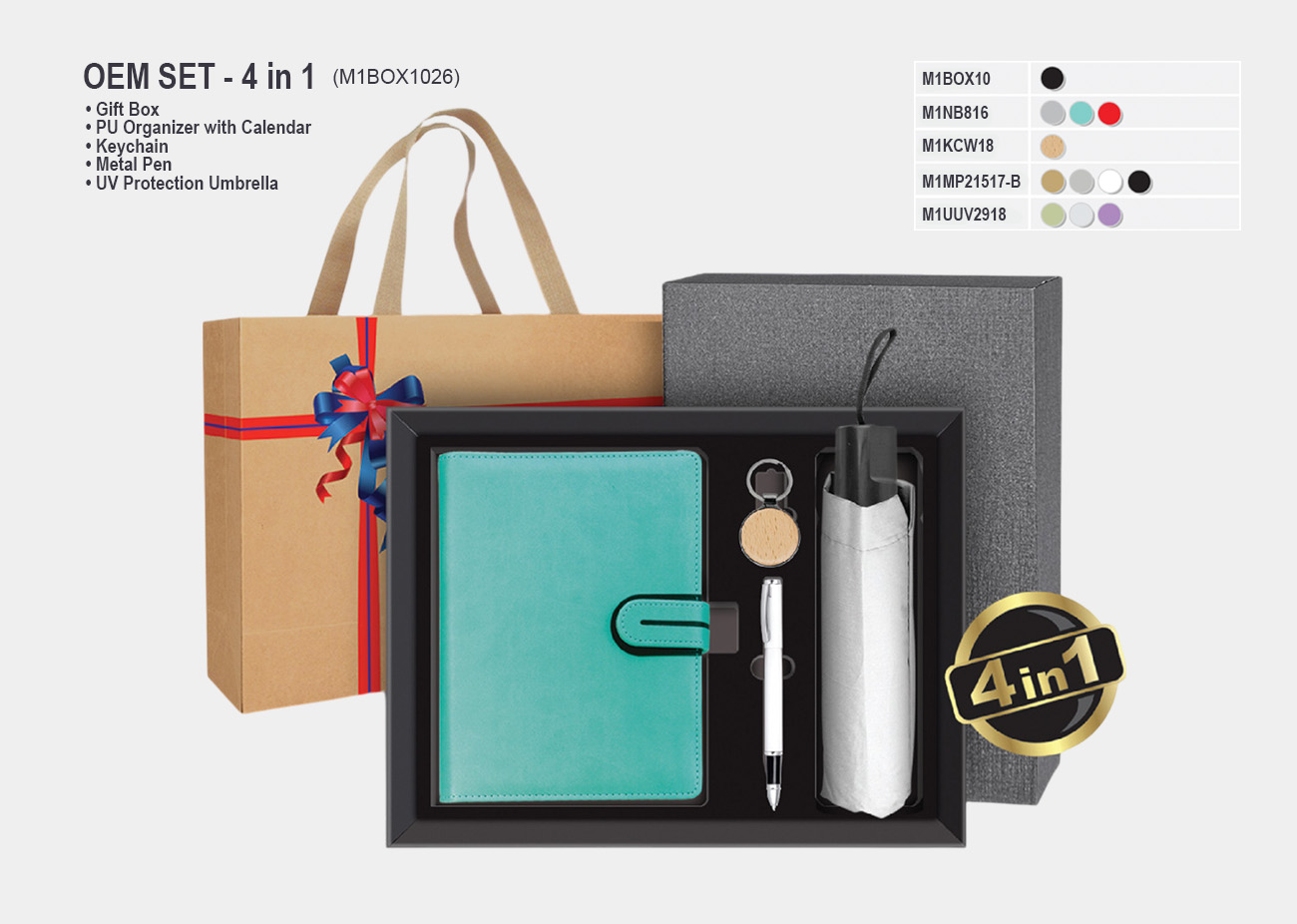 OEM Set - 4in1 M1BOX1026