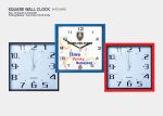 Square Wall Clock-M1CLK693